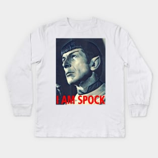 I am Spock Kids Long Sleeve T-Shirt